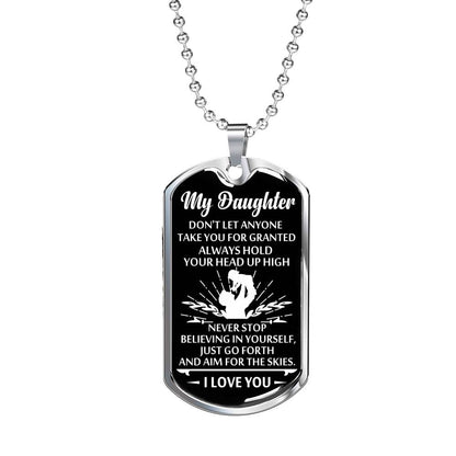 Daughter Dog Tag, Dog Tag For Daughter, Birthday Gift For Daughter Dog Tag-8 Dughter's Day Rakva