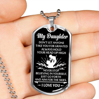 Daughter Dog Tag, Dog Tag For Daughter, Birthday Gift For Daughter Dog Tag-8 Dughter's Day Rakva