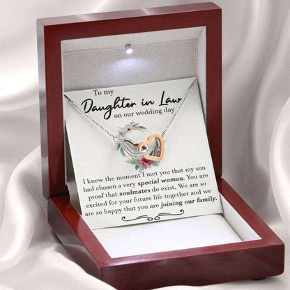 Daughter In Law Necklace, Daughter In Law Gift From Mother In Law On Wedding Gift, Future Daughter-In-Law Jewelry Gifts For Daughter Rakva
