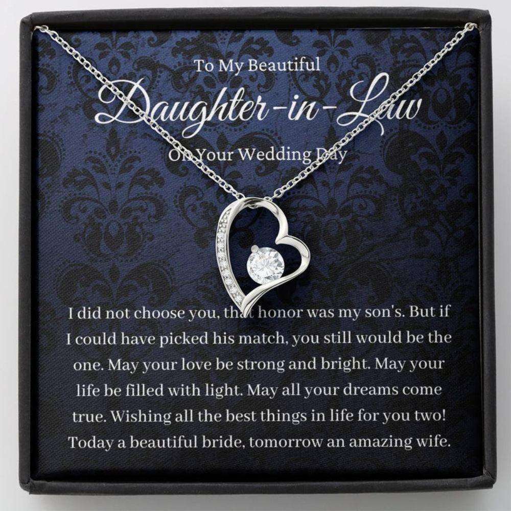 Daughter In Law Necklace Gift On Wedding Day, Future Daughter In Law Necklace, Bride Gift From Mother In Law Gift For Bride Rakva