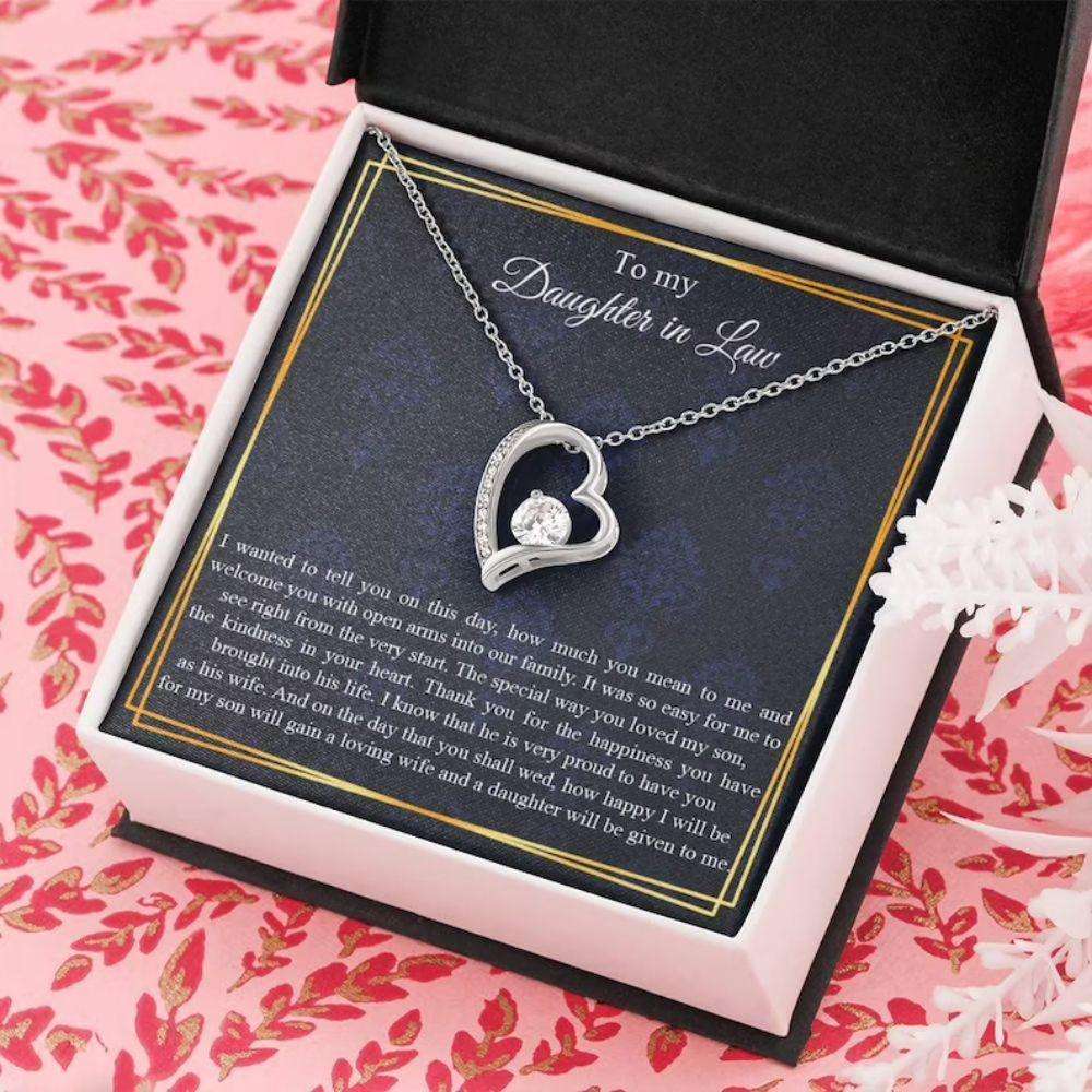 Daughter In Law Necklace, Wedding Day Gift For Daughter In Law, Wedding Gift Necklace Dughter's Day Rakva