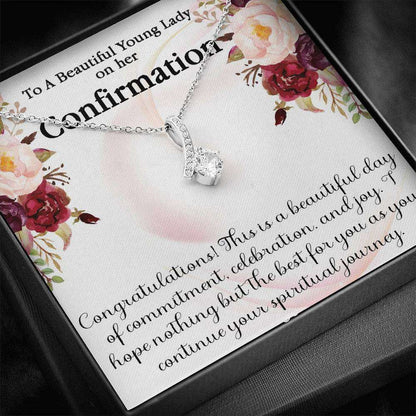 Daughter Neckalce, Confirmation Necklace Gift For Her, Holy Confirmation For Girls Dughter's Day Rakva