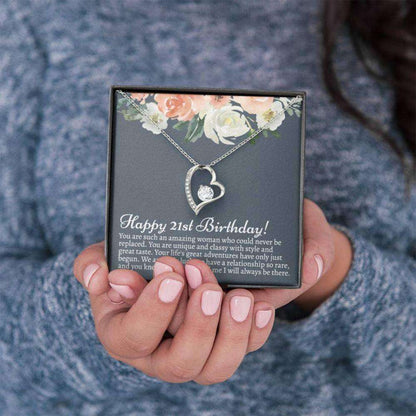 Daughter Necklace, 21St Birthday Necklace, 21St Birthday Gift For Daughter, 21 Years Old Women Dughter's Day Rakva