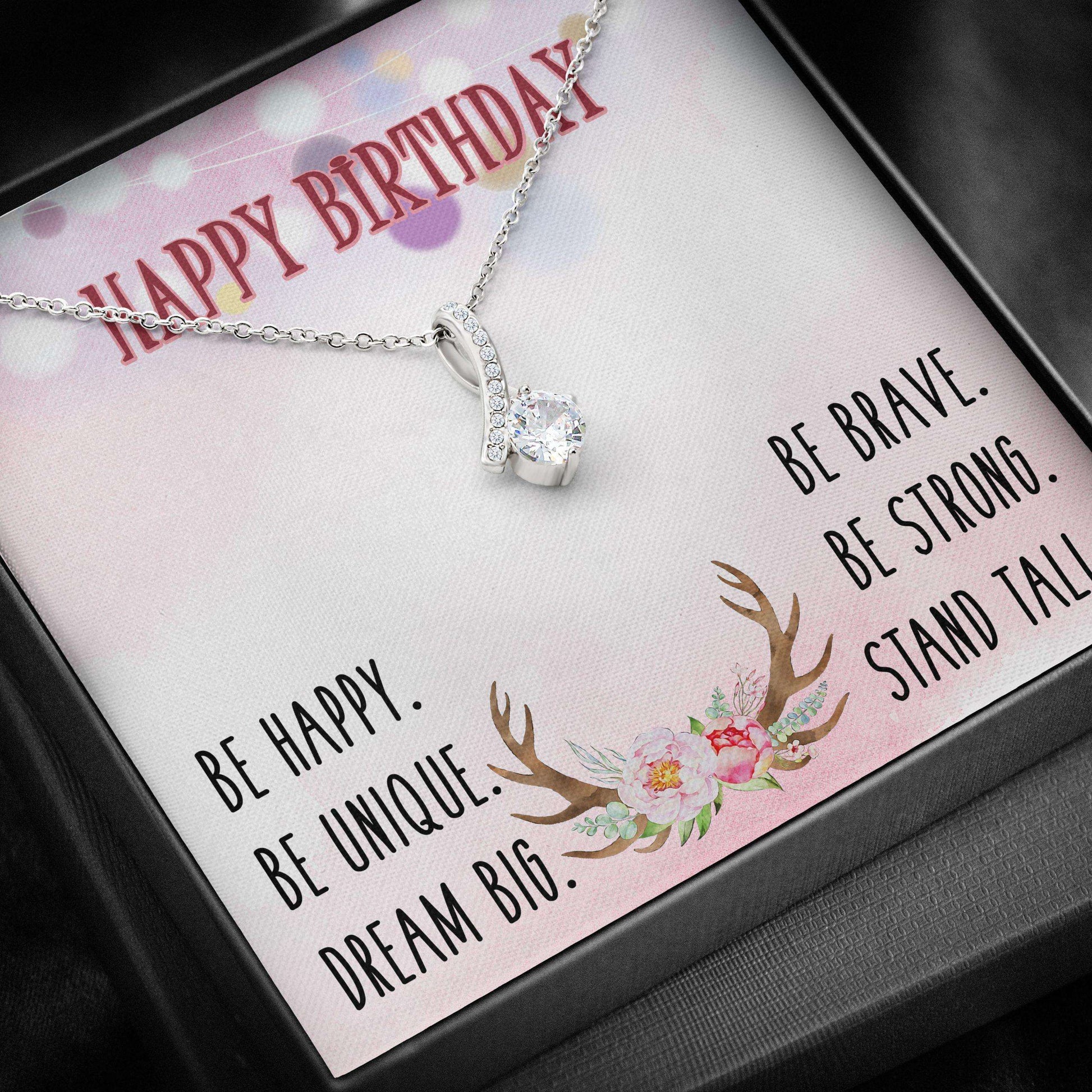 Daughter Necklace, Birthday Gift For Girl “ Alluring Beauty Necklace Dughter's Day Rakva