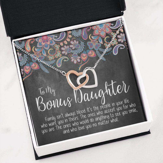 Daughter Necklace, Bonus Daughter Necklace, Daughter In Law Gift, Step-Daughter, Wedding, Bridal Shower Dughter's Day Rakva