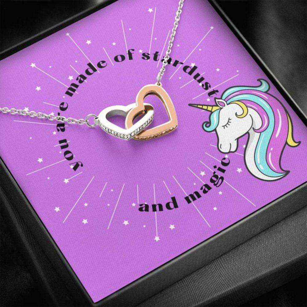 Daughter Necklace, Daughter Giftyou’Re A Unicorn In Purple Necklace Dughter's Day Rakva
