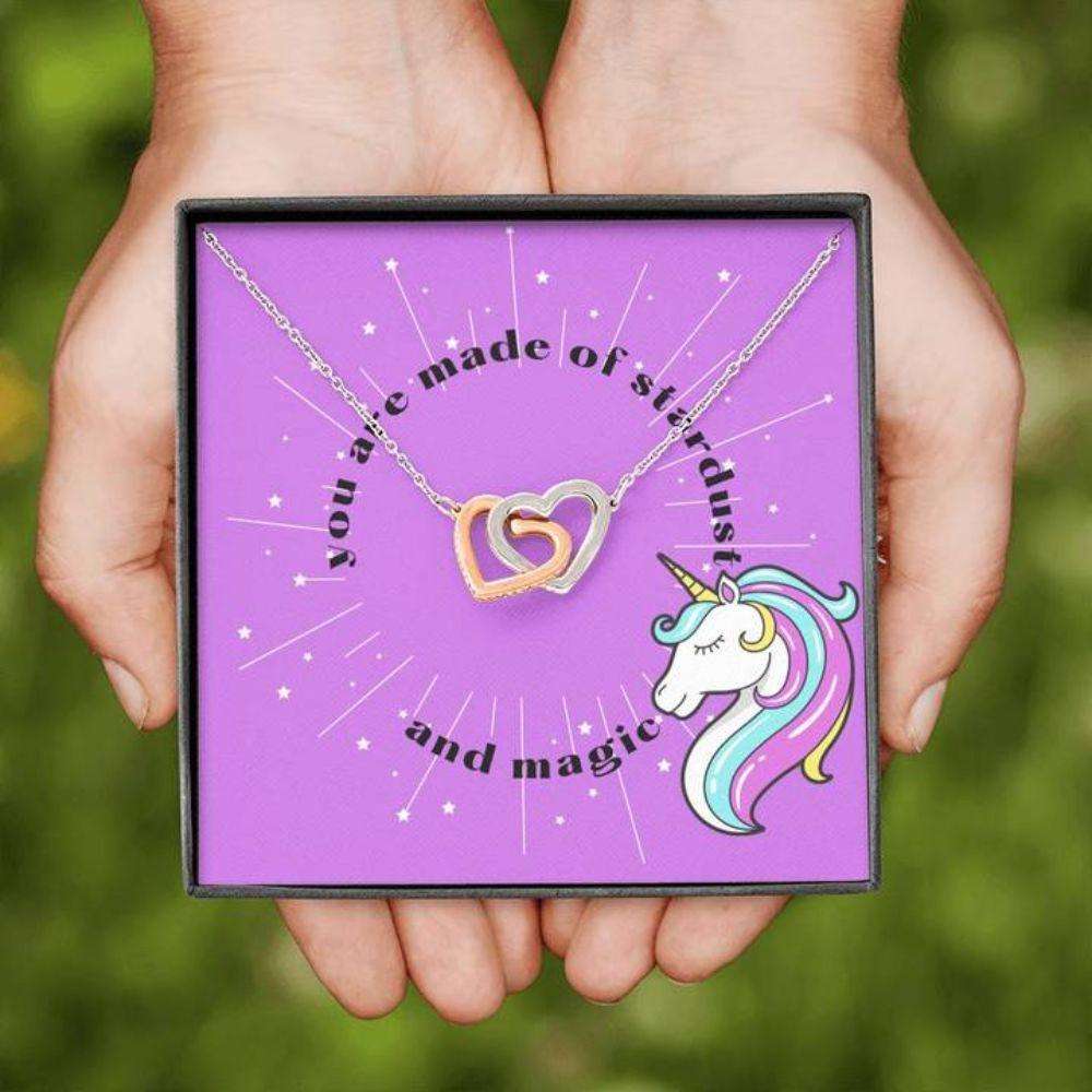 Daughter Necklace, Daughter Giftyou’Re A Unicorn In Purple Necklace Dughter's Day Rakva