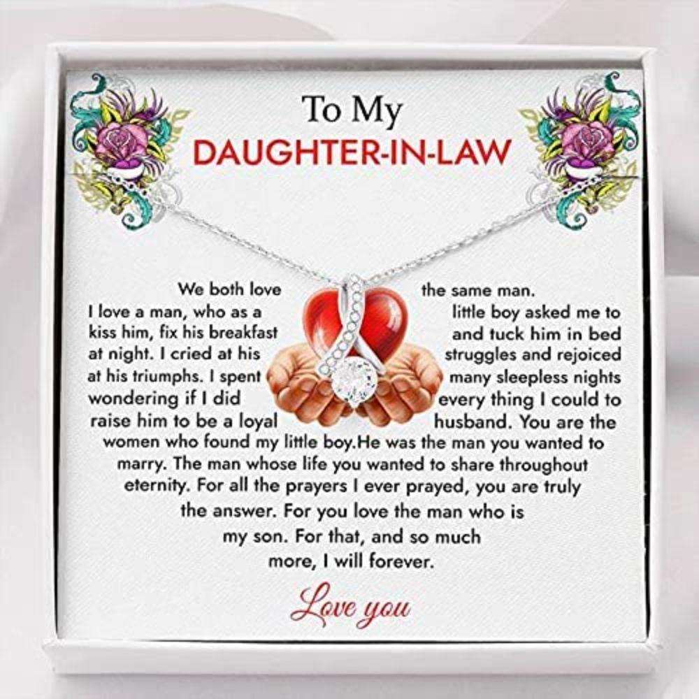 Daughter Necklace, Daughter-In-Law Necklace, To My Daughter-In-Law Necklace, Gift For Daughter Love Always Dughter's Day Rakva