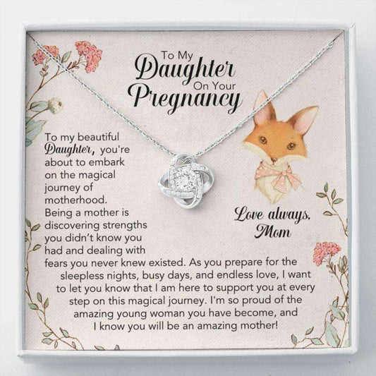 Daughter Necklace, Daughter Pregnancy Gift From Mom, Baby Shower Gift, Pregnant Daughter Gift Dughter's Day Rakva