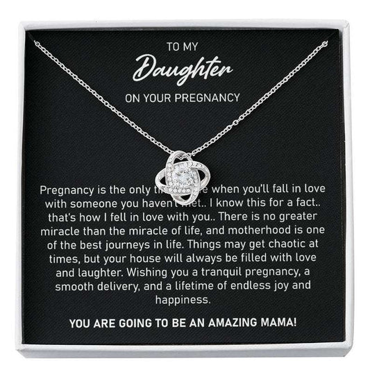 Daughter Necklace, Daughter Pregnancy Gift, Pregnant Daughter Gift From Mom, New Mom Gift For Daughter, First Time Mom Gift Dughter's Day Rakva