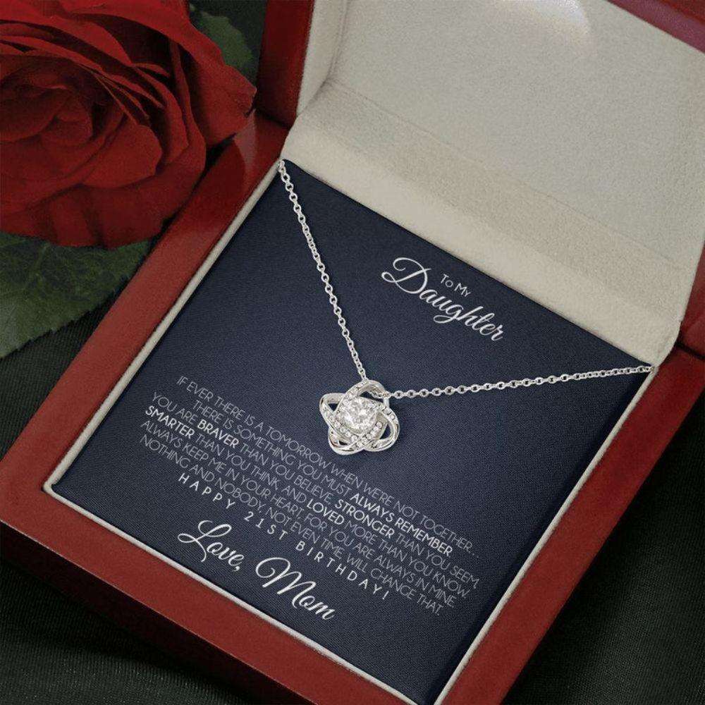 Daughter Necklace, Daughter’S 21St Birthday Necklace, To My Daughter 21St Birthday Gift From Mom Dughter's Day Rakva