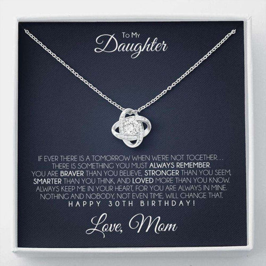 Daughter Necklace, Daughter’S 30Th Birthday Necklace, To My Daughter 30Th Birthday Gift From Mom Dughter's Day Rakva