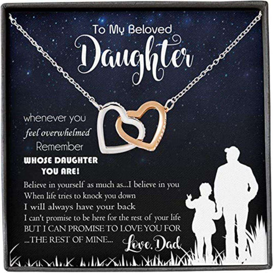 Daughter Necklace, Father Daughter Necklace, Father To Daughter Gifts To My Daughter From Dad Gift For Birthday Dughter's Day Rakva