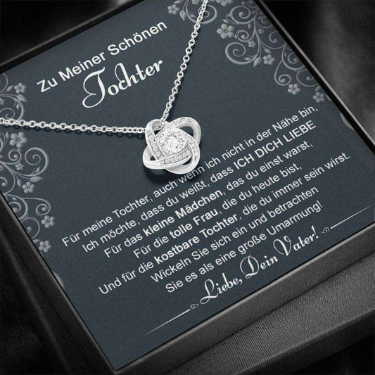 Daughter Necklace, Geschenk F�R Tochter Vom Vater, Tochter Halskette, Weihnachtskette F�R M�Dchen, Tochter Geburtstag Dughter's Day Rakva