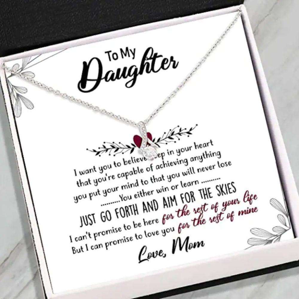 Daughter Necklace, Gift For Daughter From Mom, Daughter Mother Necklace, Daughter Gift From Mom, To My Daughter Dughter's Day Rakva