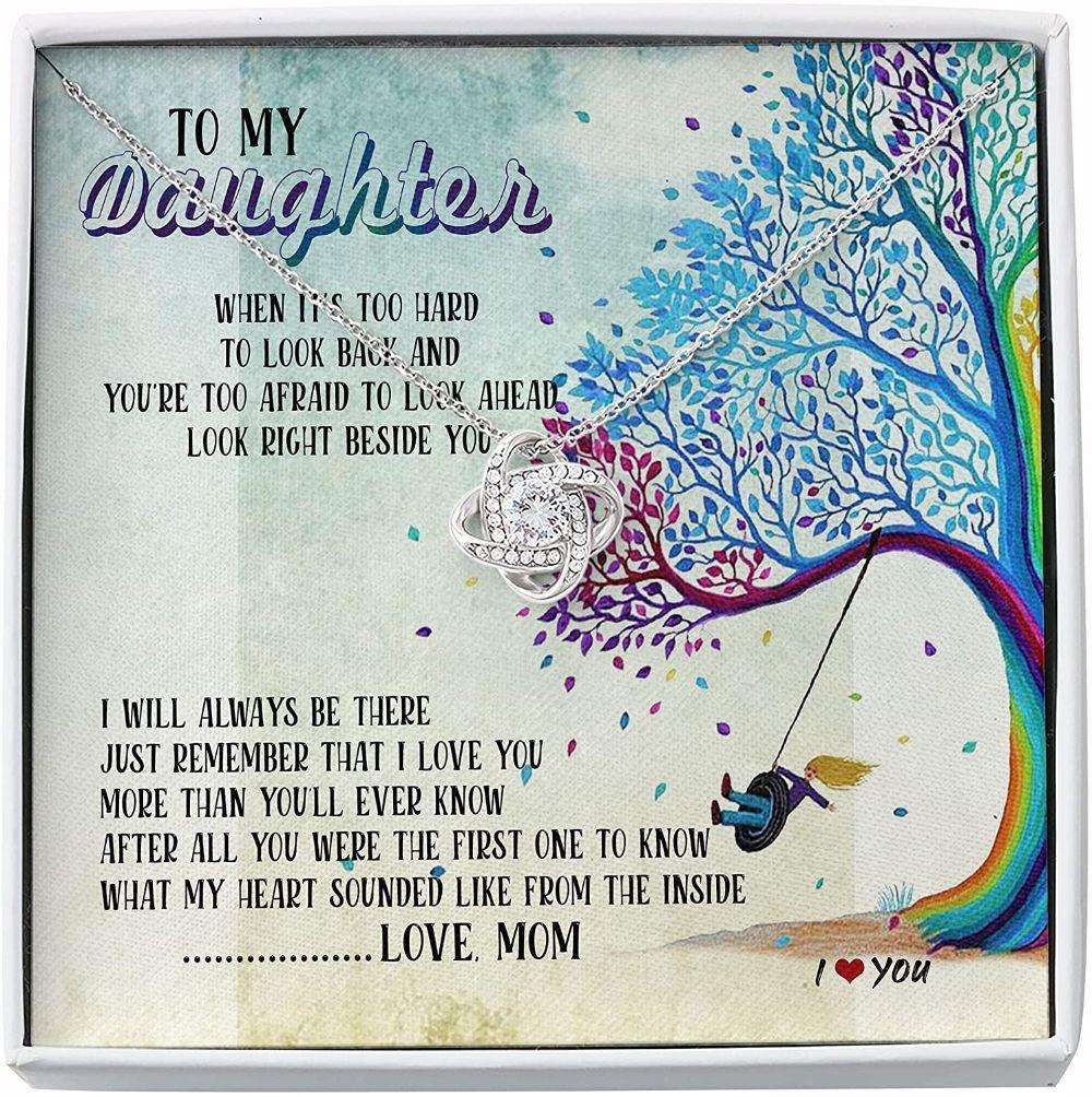 Daughter Necklace Gift From Mom “ I Will Always Be Gift For Daughter Dughter's Day Rakva