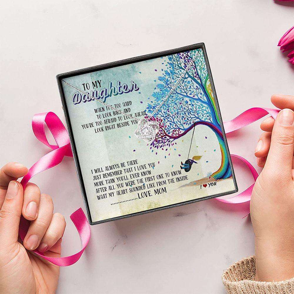 Daughter Necklace Gift From Mom “ I Will Always Be Gift For Daughter Dughter's Day Rakva