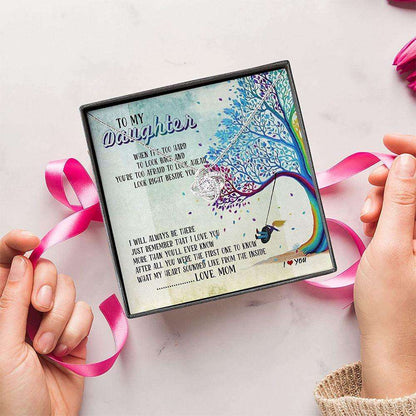 Daughter Necklace Gift From Mom “ I Will Always Be Gift For Daughter Dughter's Day Rakva
