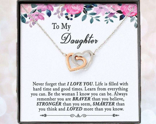 Daughter Necklace, Graduation Gift Necklace For Daughter From Dad Mom, Daughter Birthday Dughter's Day Rakva