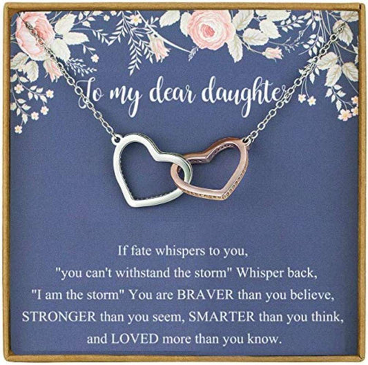 Daughter Necklace, My Daughter Gifts From Mom, Necklace For Daughter From Dad Dughter's Day Rakva