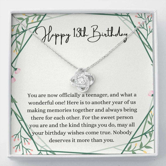 Daughter Necklace, Niece Necklace, 13Th Birthday Girl Necklace Gift Official Teenager, Gift For 13 Year Old Girl Gifts Dughter's Day Rakva