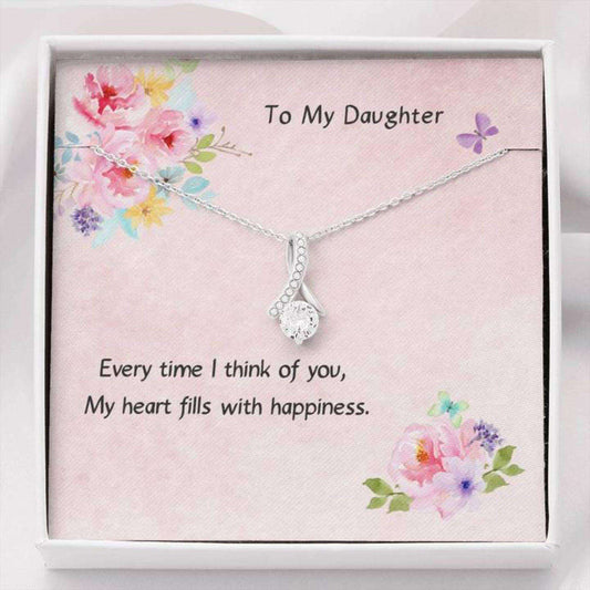 Daughter Necklace, Personalized Necklace Gift “ Add Daughter Name And Your Name Dughter's Day Rakva
