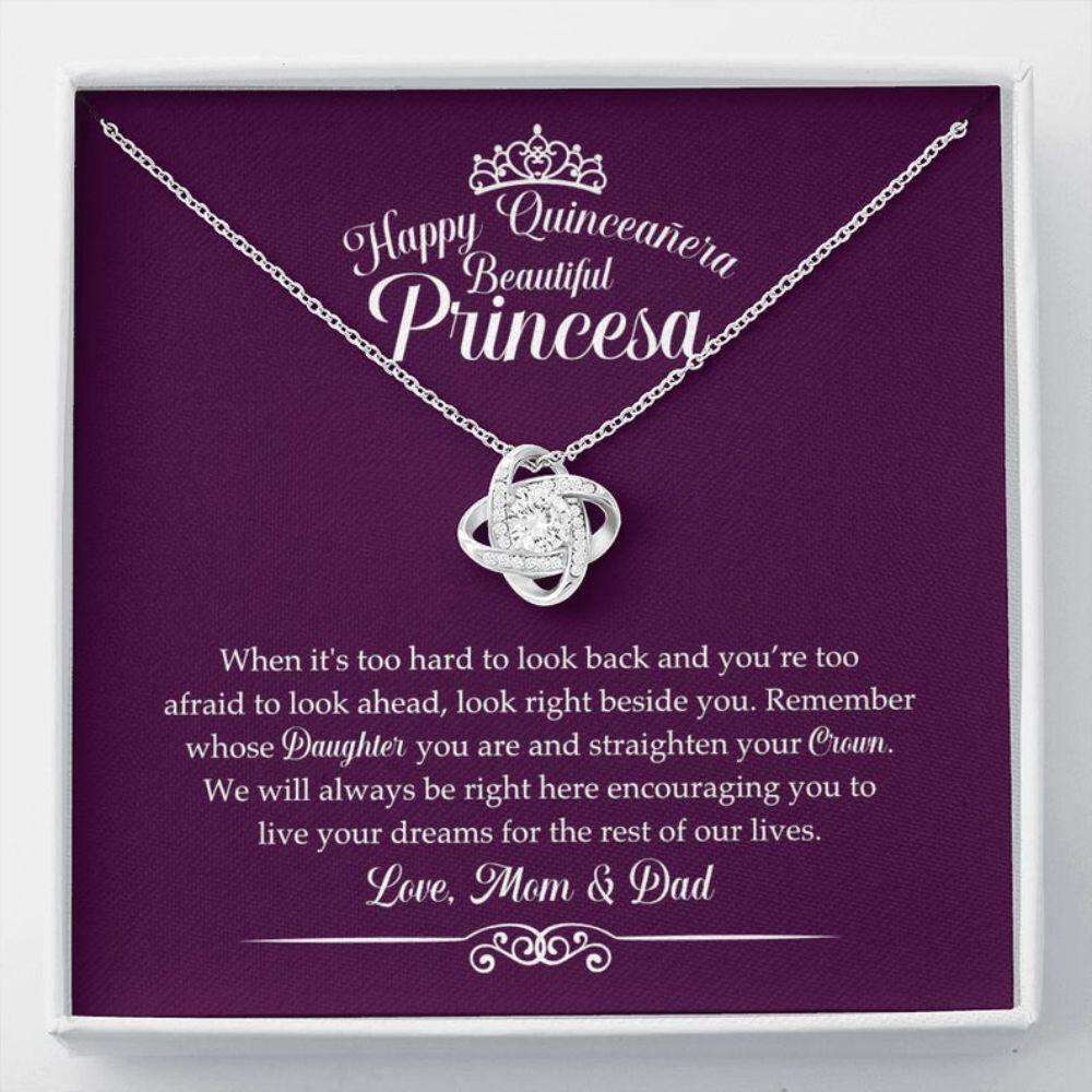Daughter Necklace, Quinceanera Gift For Daughter “ From Mom & Dad, Regalos Para Quinceanera Gifts For Daughter Rakva