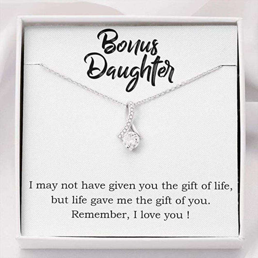 Daughter Necklace, Stepdaughter Necklace, Bonus Daughter Necklace Gift “ Step Daughter Gift, Adoptive Daughter Dughter's Day Rakva