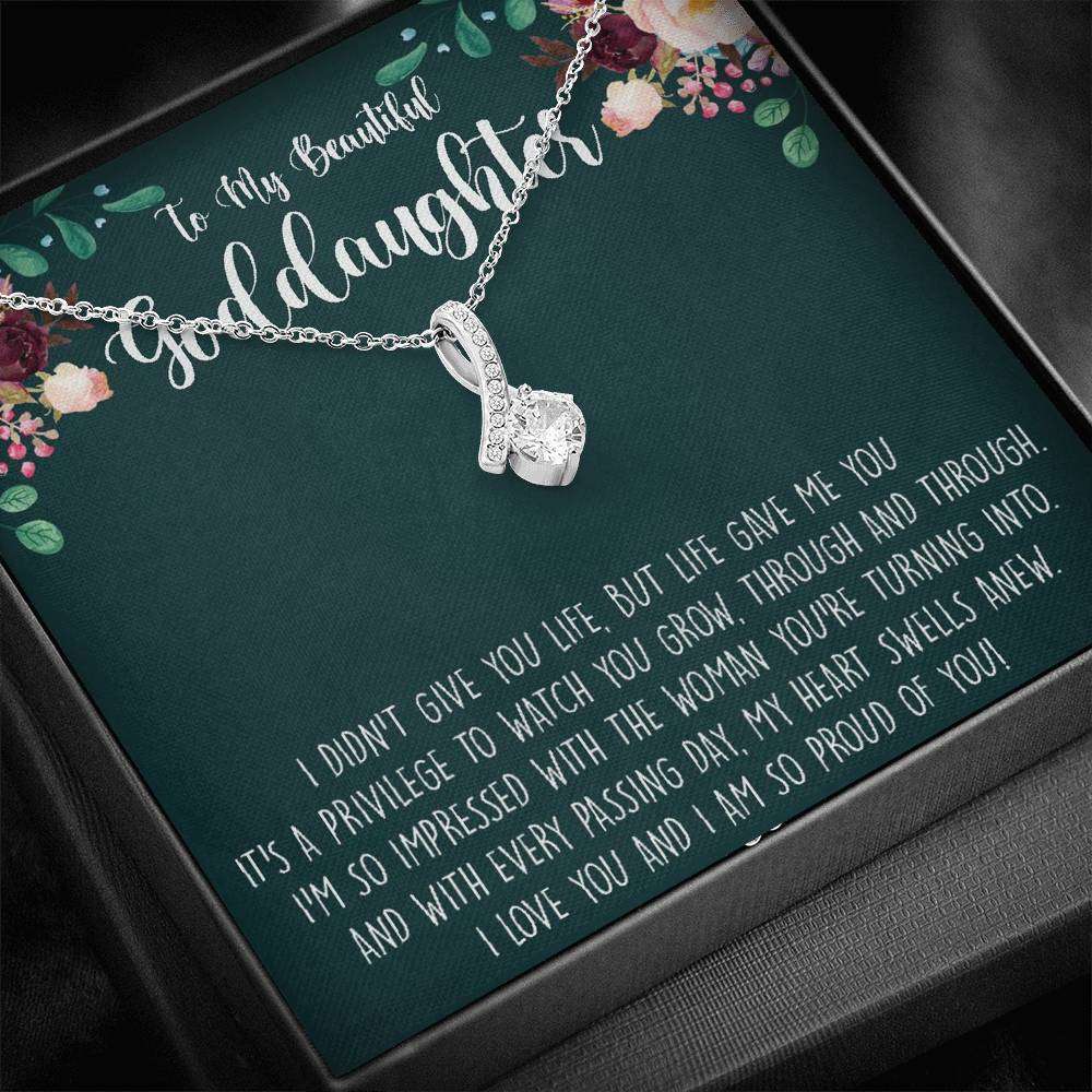 Daughter Necklace, Stepdaughter Necklace, Goddaughter Necklace, Godmother Goddaughter Gift Gifts For Daughter Rakva
