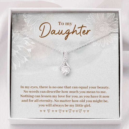 Daughter Necklace, Stepdaughter Necklace, To My Daughter Necklace Gift “ Gift For Daughter From Mom Dughter's Day Rakva