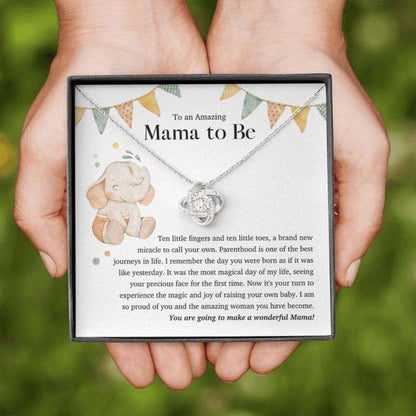 Daughter Necklace, To An Amazing Mama To Be Necklace, Daughter Pregnancy Gift From Mom Dughter's Day Rakva