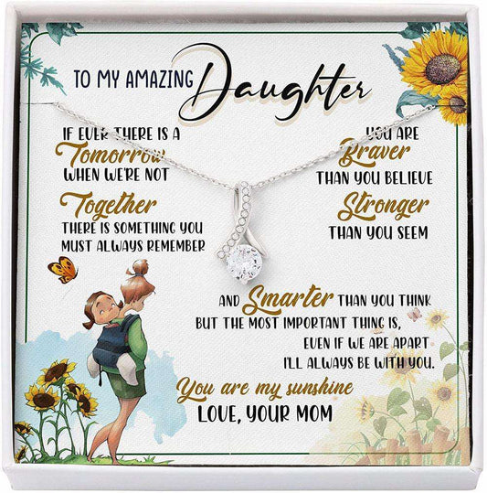 Daughter Necklace “ To My Amazing Daughter Necklace, Gift From Mom Dughter's Day Rakva