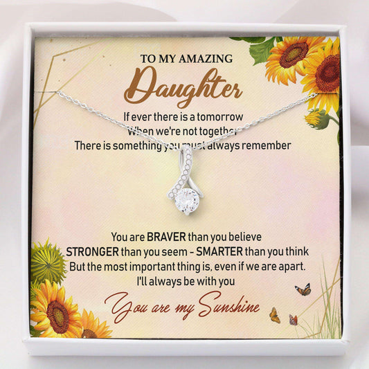 Daughter Necklace, To My Daughter “ Alluring Beauty Necklace V3 Dughter's Day Rakva