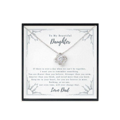 Daughter Necklace, To My Daughter Gift For Daughter, Gift For Daughter From Dad, Daughter Pendant Necklace Dughter's Day Rakva