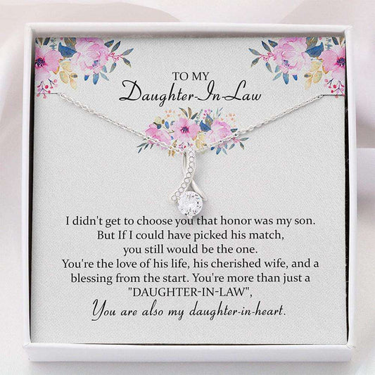 Daughter Necklace, To My Daughter In Law Necklace Gift “ Daughter In Law Gift Gifts For Daughter Rakva