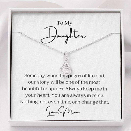 Daughter Necklace, To My Daughter Necklace, Always Keep Me In Your Heart, Gifts For Daughter Dughter's Day Rakva