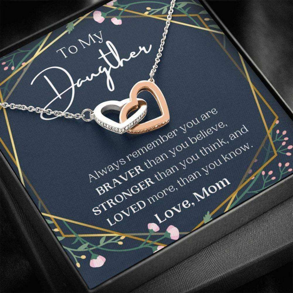 Daughter Necklace, To My Daughter Necklace, Always Remember You Are Loved, Gift For Daughter From Mom Dughter's Day Rakva