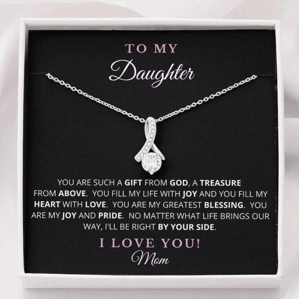 Daughter Necklace, To My Daughter Necklace, Graduation Gift For Daughter From Mom Dughter's Day Rakva