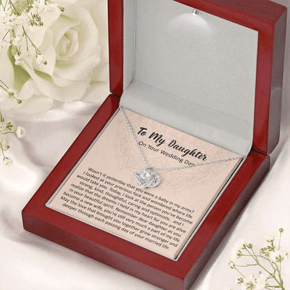 Daughter Necklace, Wedding Gift For Bride From Mom, Bride Gift From Mom, Daughter Gift On Wedding Day, Gift For Bride From Mother Dughter's Day Rakva