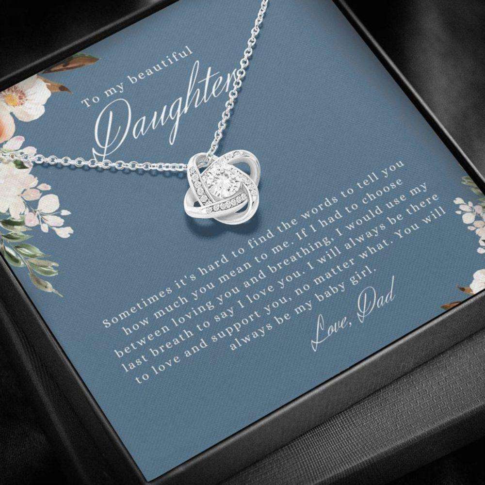 Daughter Necklace,Gift For Daughter From Dad, Necklace For Daughter, Daughter Gift From Father Necklace Dughter's Day Rakva