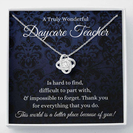 Daycare Teacher Necklace, Gift For Daycare Provider Gifts Daycare Thank You Gifts Preschool Teacher Gift Rakva