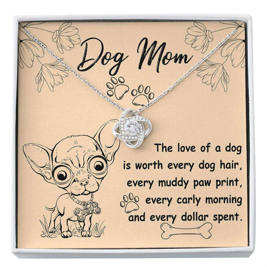 Dog Mommy Necklace, Gift For Dog Mom Dog Mama Life Dog Mom Birthday Necklace Pet Lover Gift Custom Necklace Rakva