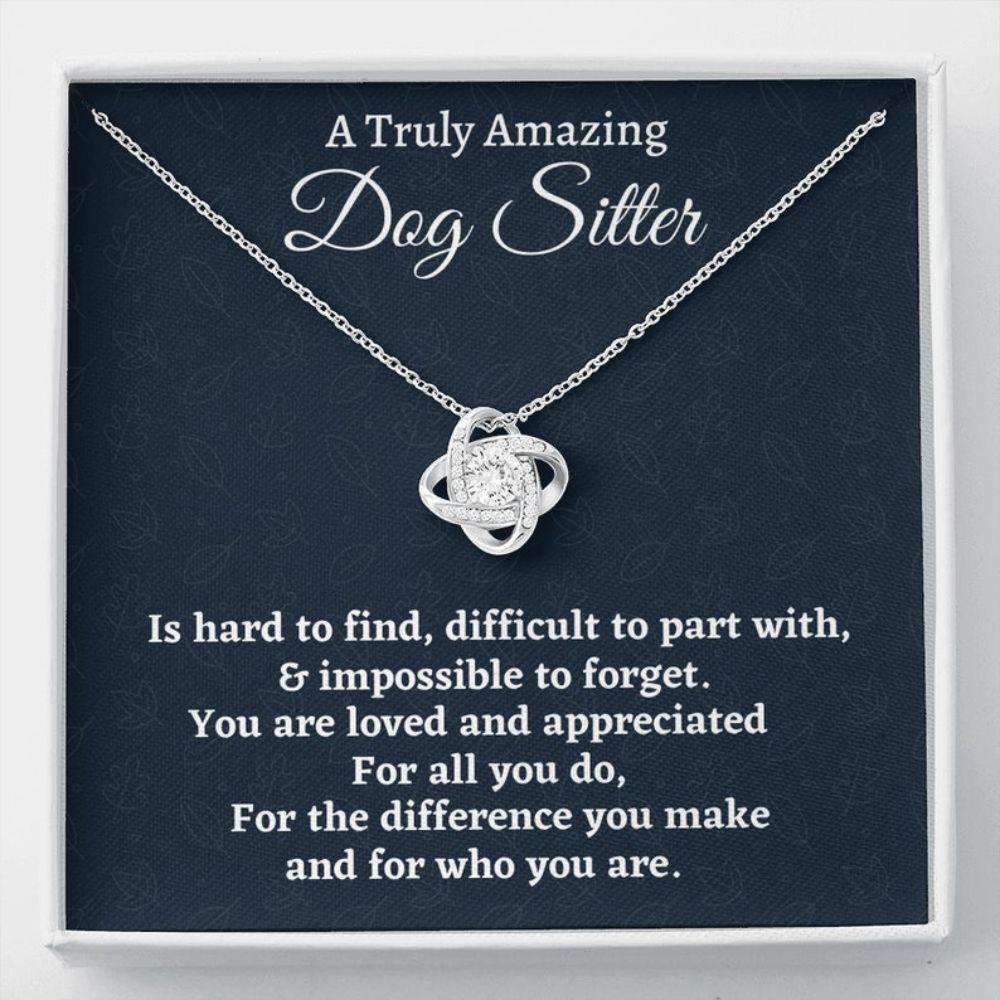 Dog Sitter Gift, Appreciation Gift For A Dog Sitter, Necklace Gift For Women Rakva
