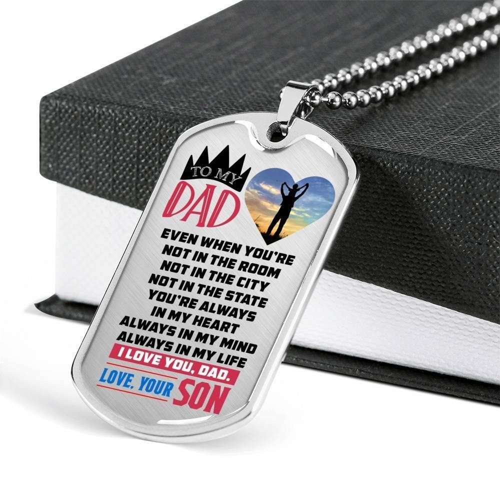 Dog Tag Custom Picture Even When You’Re Not In The Room Dog Tag Necklace Rakva
