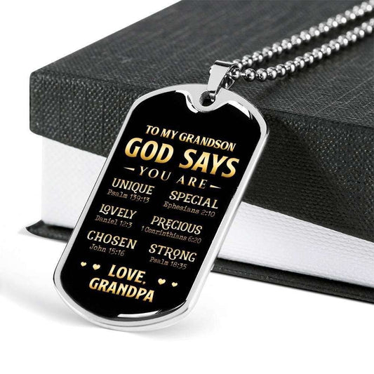 Dog Tag Custom Picture God Says You Are Unique Special Lovely And More Dog Tag Necklace Rakva