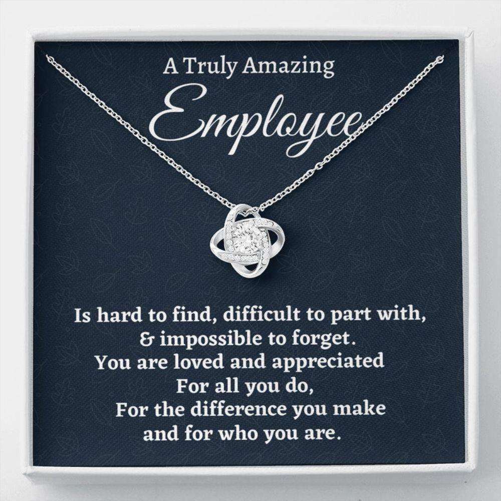 Employee Necklace, Employee Thank You Gift, Appreciation Gift For An Employee, Necklace Gift For Women Rakva