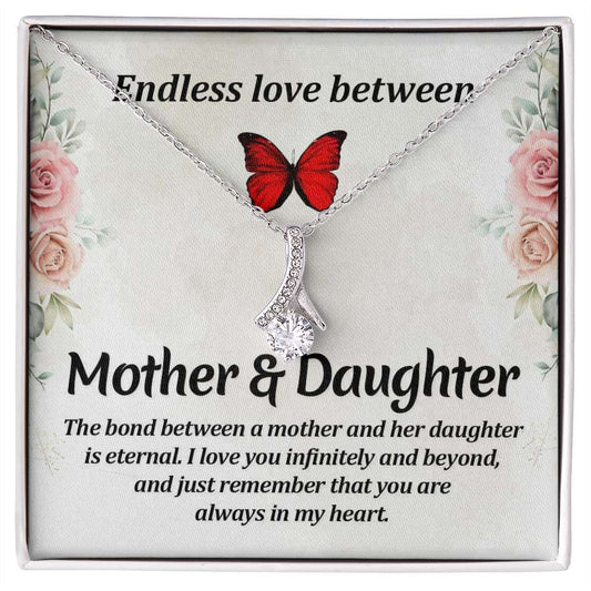Endless love between mother and daughter Alluring - 925 Sterling Silver Necklace Gifts For Daughter Rakva