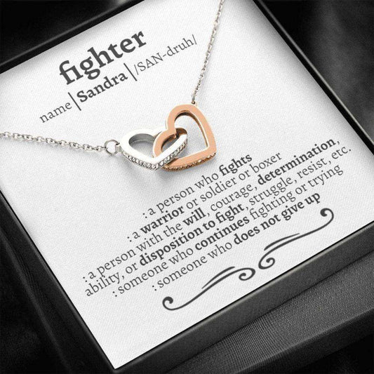 Endometriosis Necklace, Endometriosis Gift, Endometriosis Awareness, Endometriosis Gift, Endo Warrior, Fighter Necklace Rakva