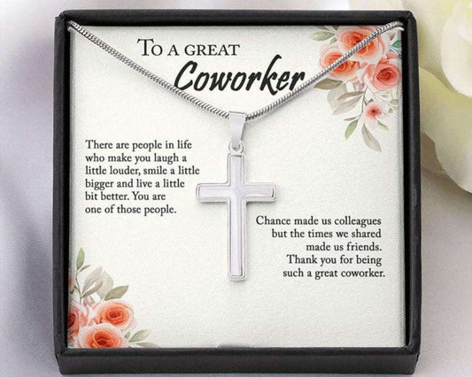 Farewell Necklace Gift For Coworker, Going Away, Coworker Goodbye Necklace Gifts For Friend Rakva