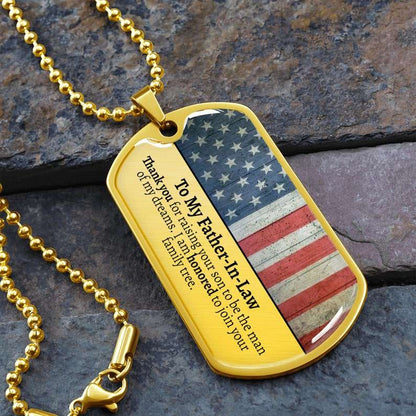 Father In Law Dog Tag, Father In Law Gifts Wedding, Future Father-In-Law, Father Of The Groom, Wedding Gift For Father In Law Father's Day Rakva